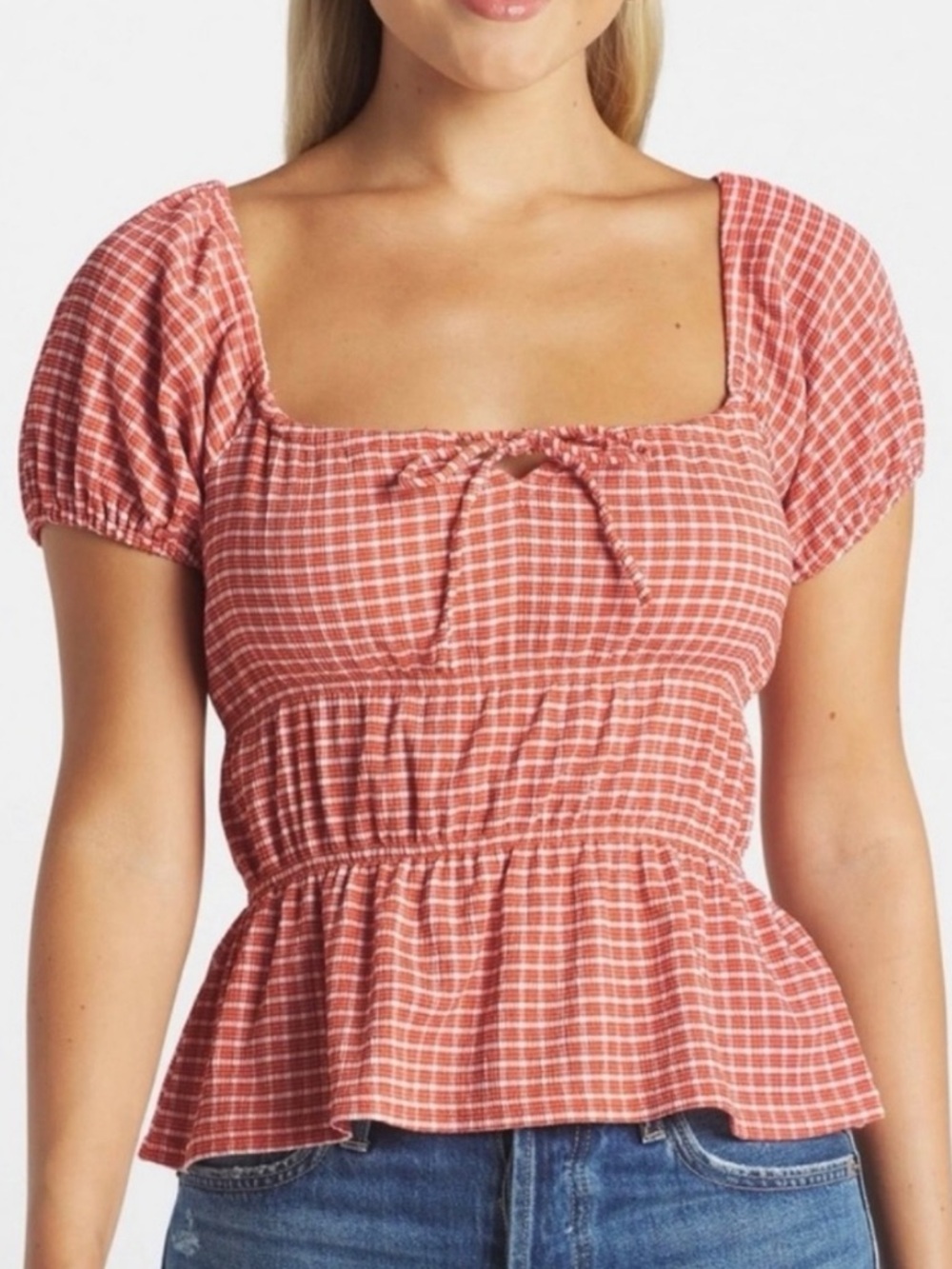 Madewell Omaha Tiered Top